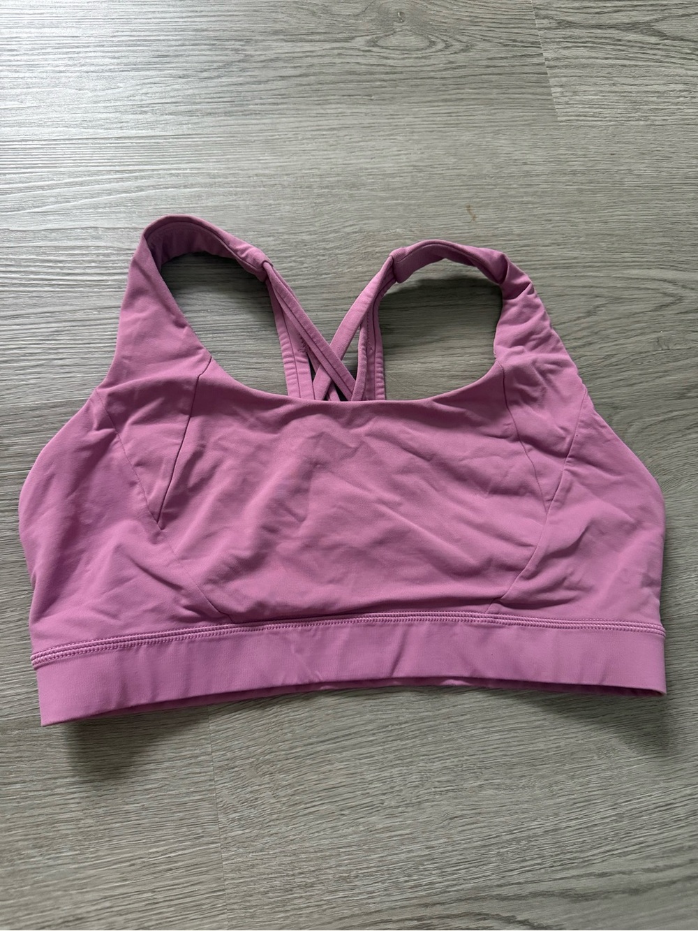 lululemon athletica Crossback Sports Bra - Dusty Rose